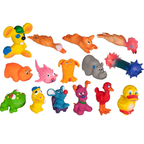 FLAMINGO Igračka za pse JoyToys latex, 6-7cm, raznih oblika