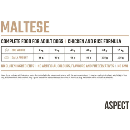 ASPECT Maltese, s piletinom i pirinčem, 1kg