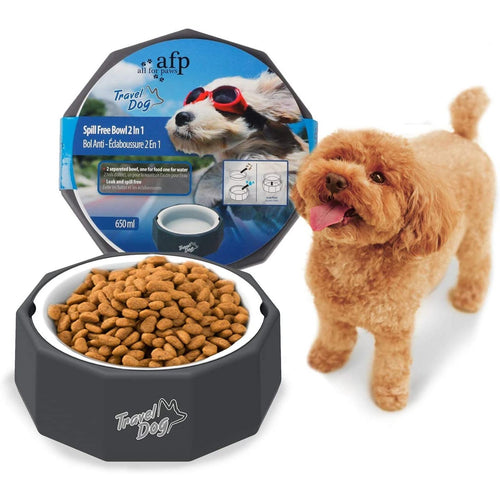 OUTLET ALL4PAWS Putna činija za pse za vodu TravelDog 2u1