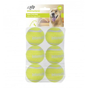 ALL4PAWS Interactive Igračka za pse Hyper Fetch Teniske loptice, 5cm, 6kom