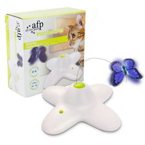 ALL4PAWS Interactive Igračka za mačke Leptir, plastična, 25x25x8cm