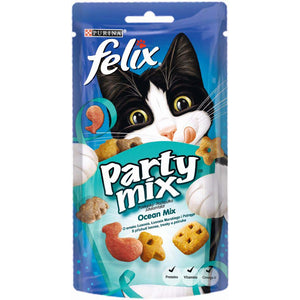 FELIX Party Mix, poslastica za mačke Ocean Mix, 60g