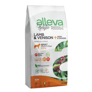 ALLEVA HOLISTIC Adult s jagnjetinom i divljači, Medium/Maxi, bez žitarica, 12kg