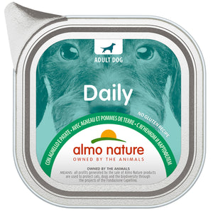 ALMO NATURE Daily Pašteta za pse s jagnjetinom i krompirom, 100g