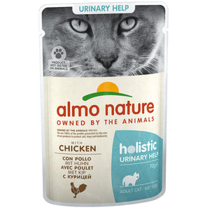 ALMO NATURE Holistic kesica za mačke Urinary help, Piletina, 70g