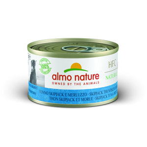 OUTLET ALMO NATURE HFC Natural konzerva za pse s Tunom i Bakalarom, 95g