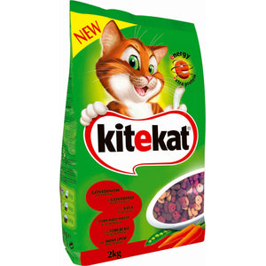 KITEKAT Briketi za mačke Govedina i Povrće