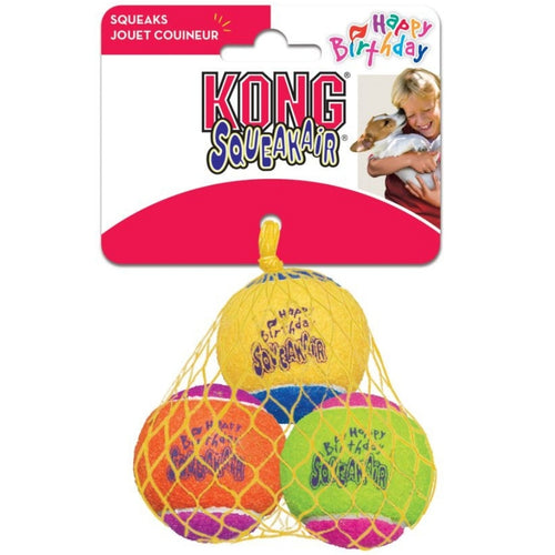 OUTLET KONG Igračka za pse Birthday Balls, rođendanske loptice, 7x7x7cm