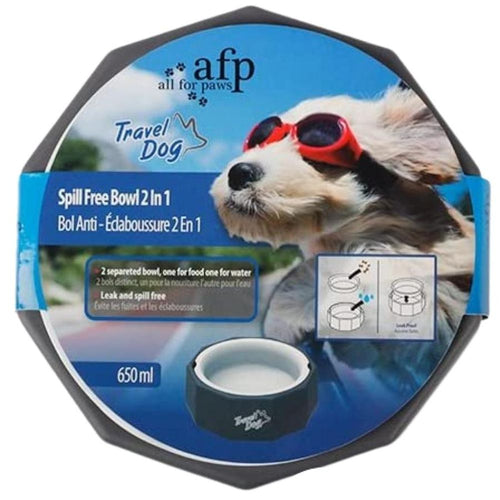 OUTLET ALL4PAWS Putna činija za pse za vodu TravelDog 2u1