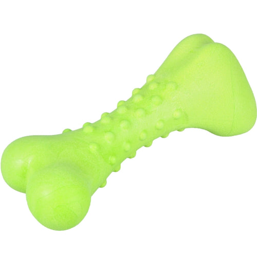 FLAMINGO Igračka za pse Kost pena s mirisom nane, Zelena 16cm