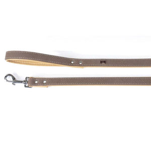OUTLET CAMON Povodac za pse od eko kože sa koskicama Timber Braon 20mm/120cm