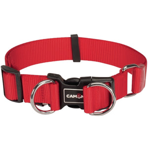 OUTLET CAMON Ogrlica za pse, sa 2 karike, 470-710mm/30mm, Crvena