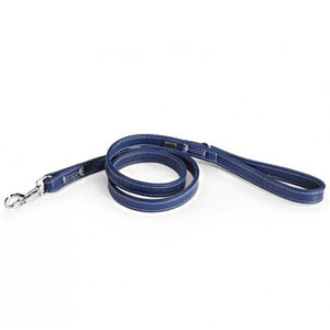 OUTLET CAMON Povodac za pse kožni Plavi 15x1200mm