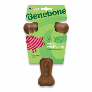 BENEBONE Igračka za pse Wishbone, aroma slanine, Medium