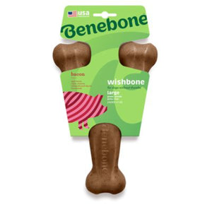 BENEBONE Igračka za pse Wishbone, aroma slanine, Large