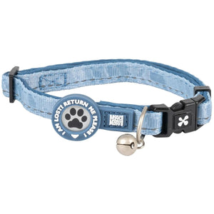 MAX & MOLLY Ogrlica za mace Smart ID, Ocean, 21 - 33cm