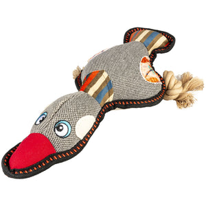 OUTLET DUVO+ Igračka za pse Patka, zvučna, Siva, 33x13x6cm