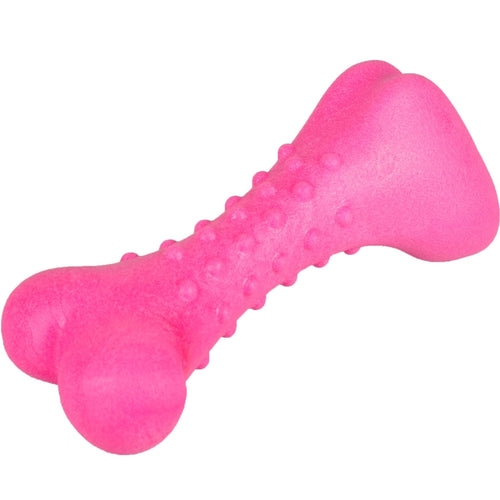 FLAMINGO Igračka za pse Kost pena s mirisom maline, Roze 13cm