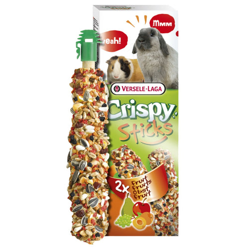 VERSELE LAGA Crispy Sticks, štapići za kuniće i zamorčiće s Voćem 2kom, 110g