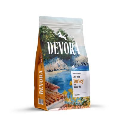 DEVORA Dog Grain Free Starter & PUPPY, s ćuretinom