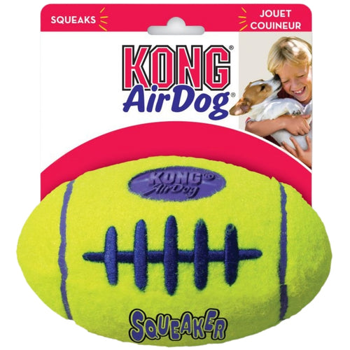 KONG Igračka za pse AirDog Squeaker Football, zvučna, gumena Small