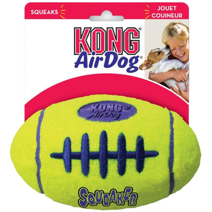 KONG Igračka za pse AirDog Squeaker Football, zvučna, gumena Small