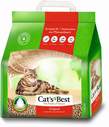 CATS BEST Posip za mačke, drveni pelet Original