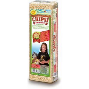 CHIPSI Piljevina za glodare Strawberry s Jagodom 3,2kg/60L