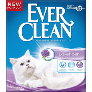 EVER CLEAN Lavander gudvajući mineralni posip za mačke, s mirisom, 10L