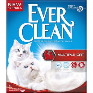 EVER CLEAN MultipleCat Paws gudvajući mineralni posip za mačke, s mirisom, 10L