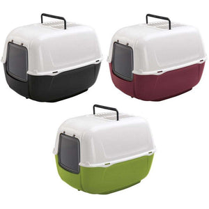 FERPLAST WC za mačke Prima zatvoreni EntryLevel 53x40x38cm, raznih boja