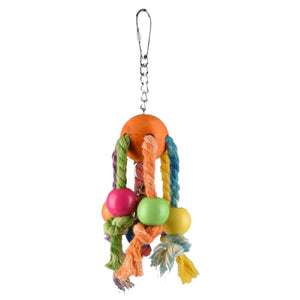 FLAMINGO Igračka za ptice Visilica RB Spy,od drveta, kombinacija više boja, 19cm