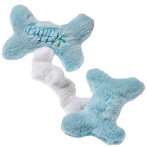 FLAMINGO Igračka za štenad PUPPY Kost MiniBony Plava/Roze 14cm, raznih boja