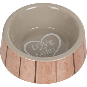 FLAMINGO Činija Shabby Chick, motiv Srce, keramička,400ml