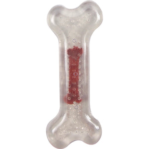 FLAMINGO Igračka za pse Kost TPR ukus govedine 8cm