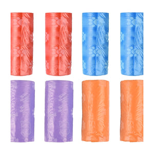 FLAMINGO Higijenske kesice za izmet, sa motivom šapica, 8 rolni x 15 kesica