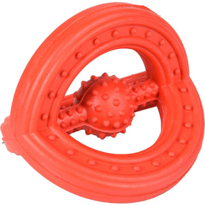 FLAMINGO Igračka za pse Ruffus Tri prstena 9cm, raznih boja
