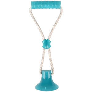 FLAMINGO Igračka za pse DT TPR Zuki handle with suction cup green