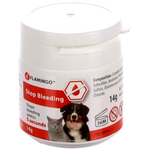 FLAMINGO Prašak za zaustavljanje krvarenja Stop Bleeding, 14g