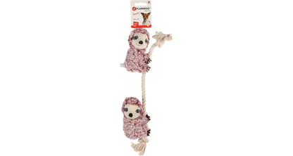FLAMINGO Igračka za pse Lenjivci sa kanapom, Pink, 40cm