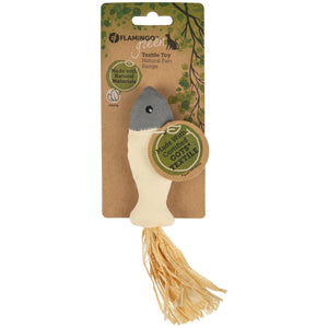 OUTLET FLAMINGO Igračka za mačke Green Natural Fun Riba, 20cm