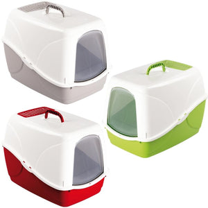 OUTLET MPS WC za mačke Buffy zatvoreni s vratima 38x38,5x54cm, raznih boja