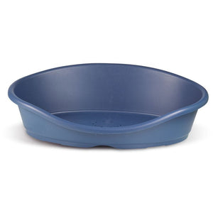 OUTLET MPS Ležaj za pse Toffee 1, ovalni plastični, Plavi 50cm