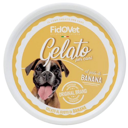 FIDOVET Gelato Sladoled za pse, s ukusom banane, 40g
