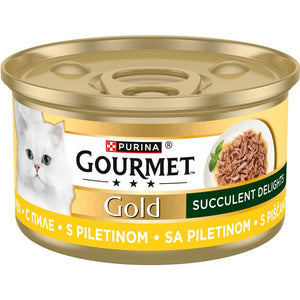 GOURMET Gold Konzerva za mačke Piletina Succulent Delights 85g