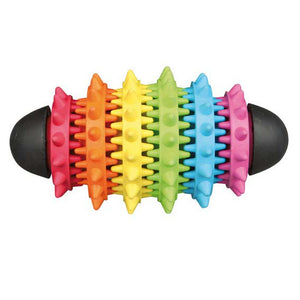 TRIXIE Igračka za pse Lopta Ragbi DentaFun, gumena Šarena 15cm