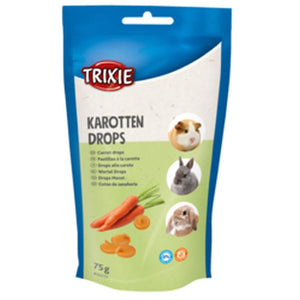 TRIXIE Poslastica za glodare Mini Drops, Šargarepa, 75g