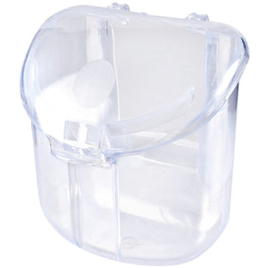 IMAC Hranilica za ptice Star plastična, Transparent 8x8,5x8,5cm