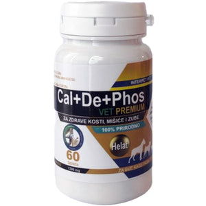 IPV Cal+De+Phos GOLD 1300mg 60tbl, Podrška razvoju kostiju i zuba ljubimaca