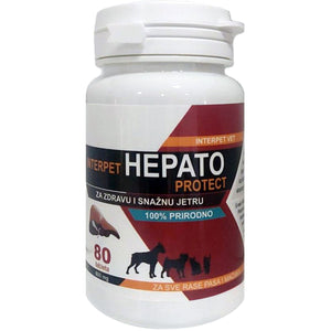 InterAgroVet HEPATO protect 80tbl, Štiti i obnavlja funkciju jetre ljubimaca